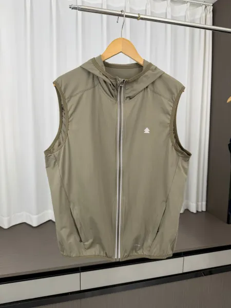 Design Dry Active Fit Hooded Vest Navy Blue Vest - 6
