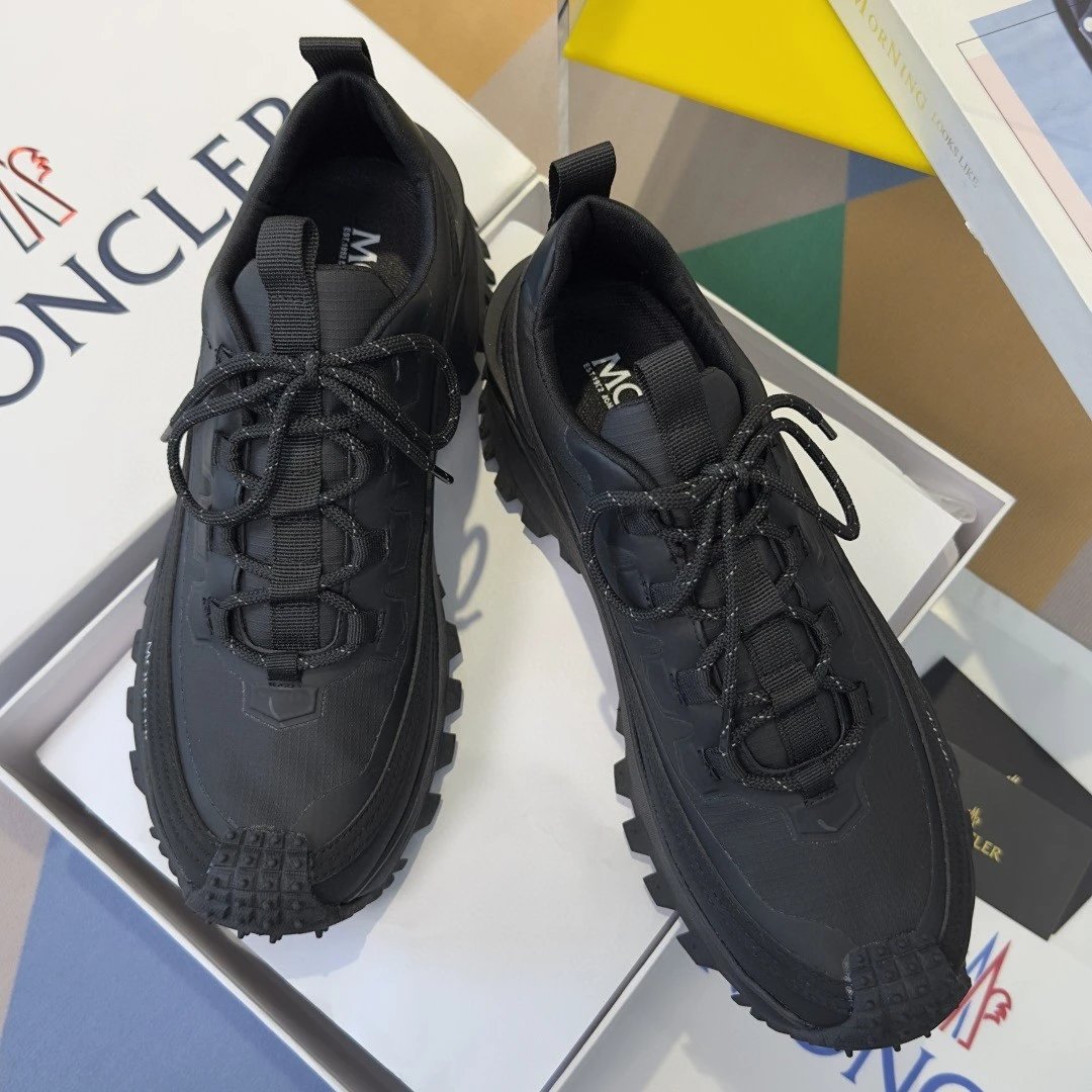 Moncler Trail Runner Beige Chunky Sneakers - 6