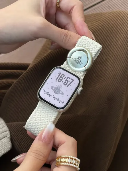 Vivienne Westwood x Apple Watch Band Burgundy Smartwatch - 7