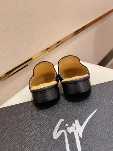 Design Giuseppe Zanotti Glitter Gold Mule Slipper Slippers - 7