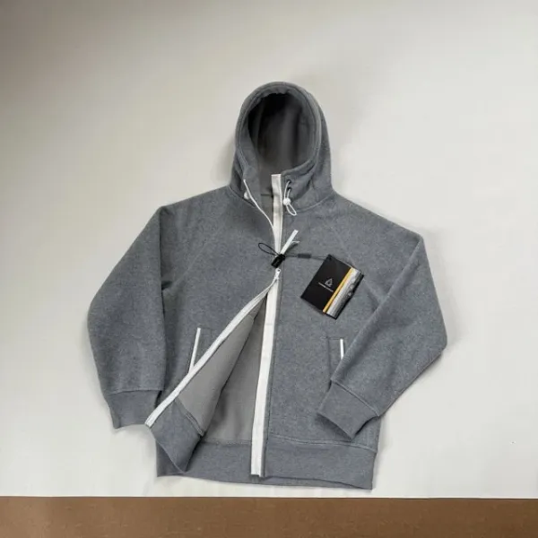 Design Fleece Zip-Up Hoodie Black - 24