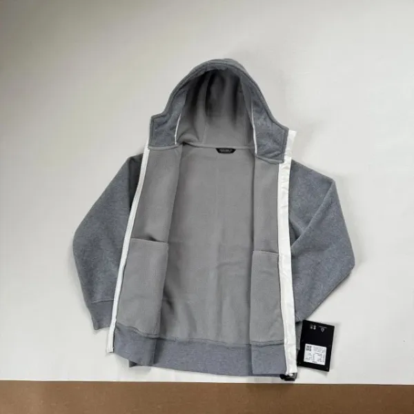 Design Fleece Zip-Up Hoodie Black - 25