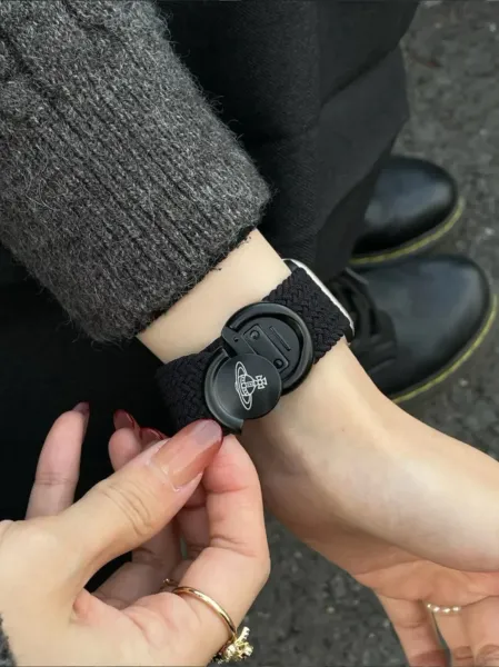 Vivienne Westwood x Apple Watch Band Burgundy Smartwatch - 14