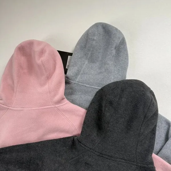 Design Fleece Zip-Up Hoodie Black - 28