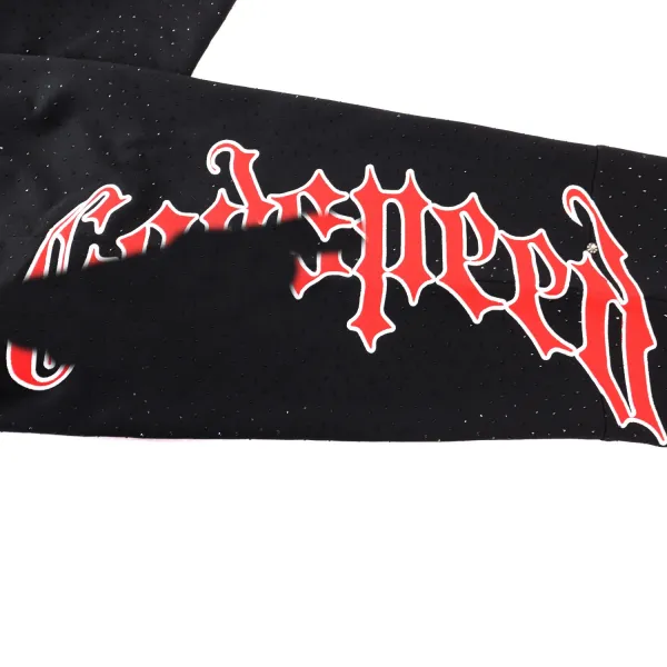 Design 8266 Black Red Graphic Sweatpants - 20