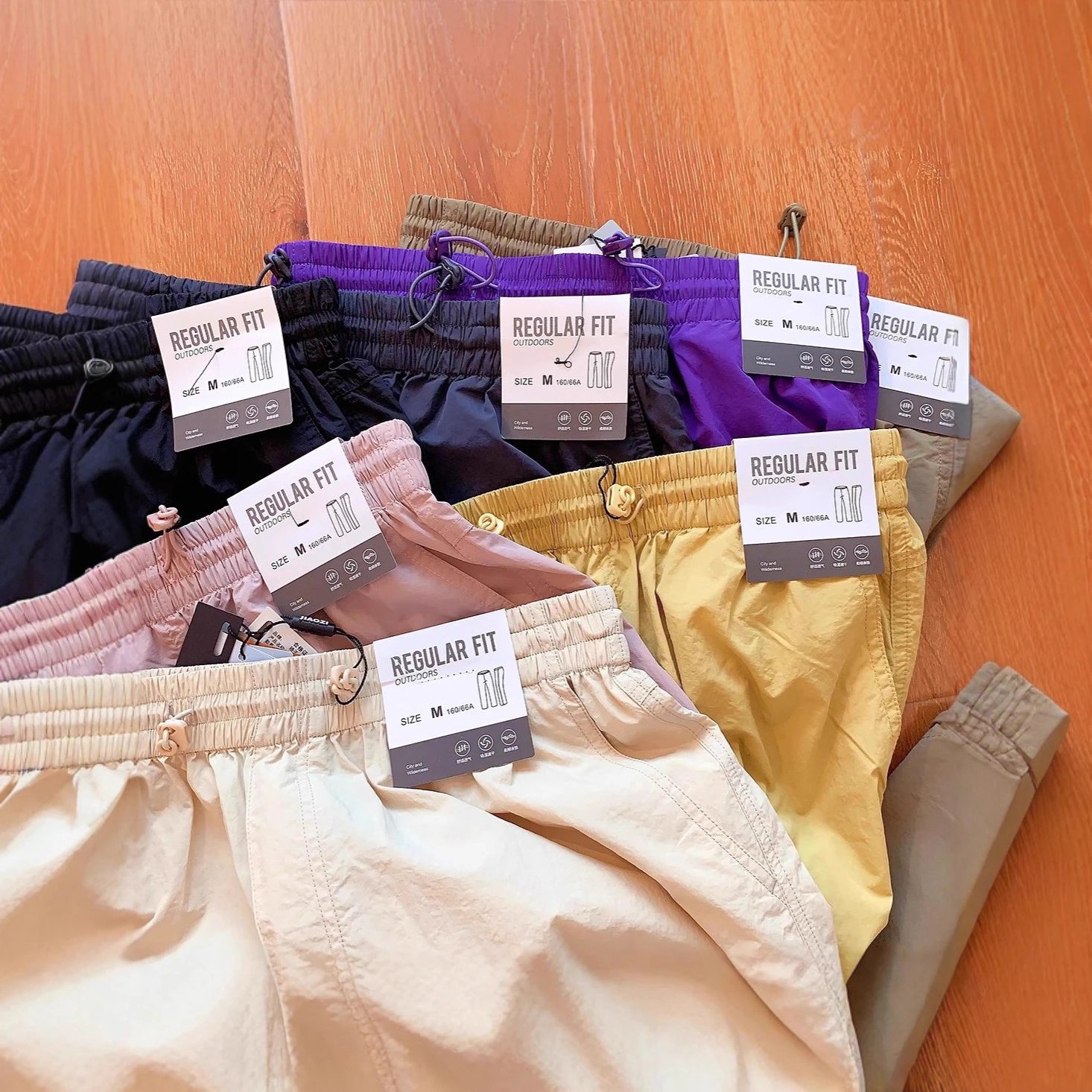 JIAOZI Outdoor Regular Fit Lightweight Quick Dry Shorts