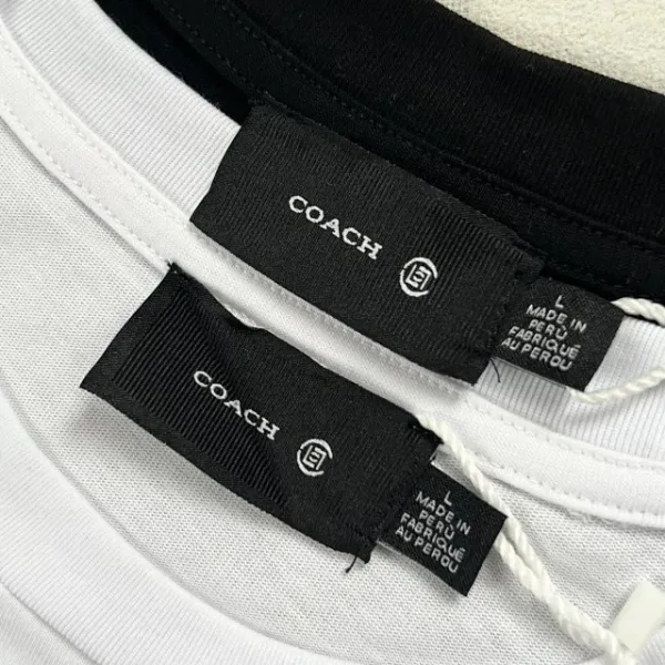 Coach Graphic Print T-Shirt Black - 27