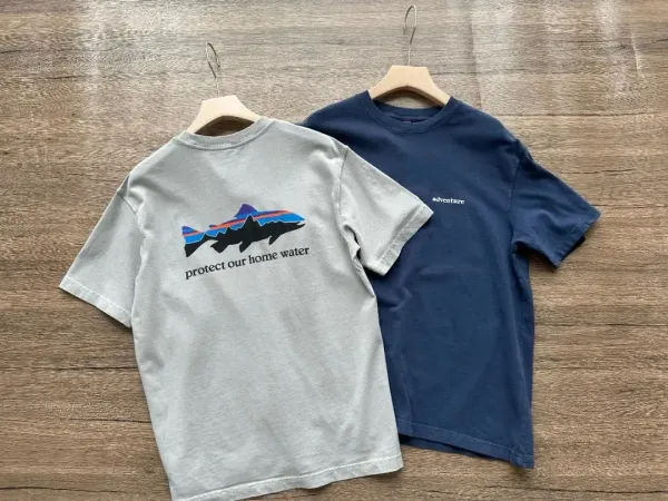 Design Solid Navy Blue T-Shirt - 5