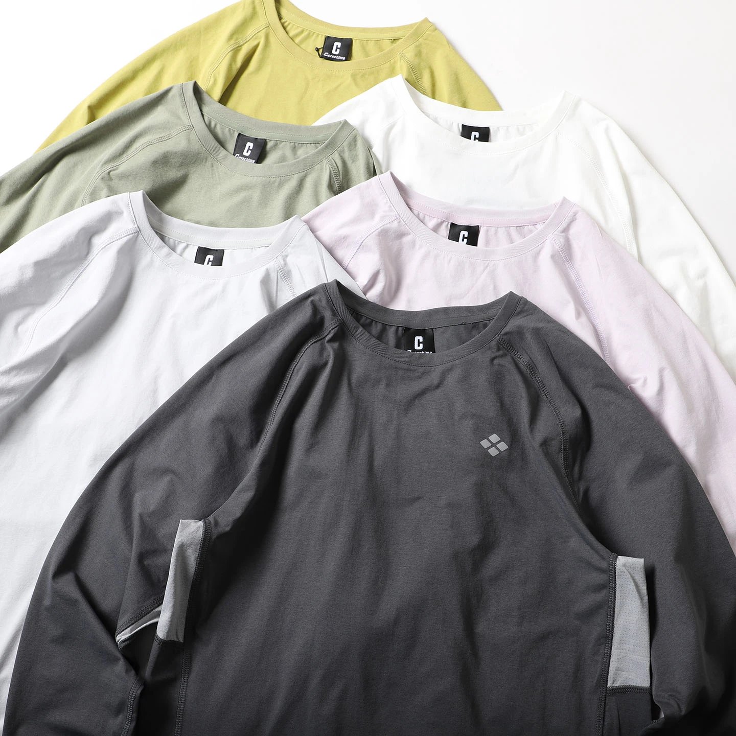 Cotachina Performance Long Sleeve T-Shirt Gray Athletic