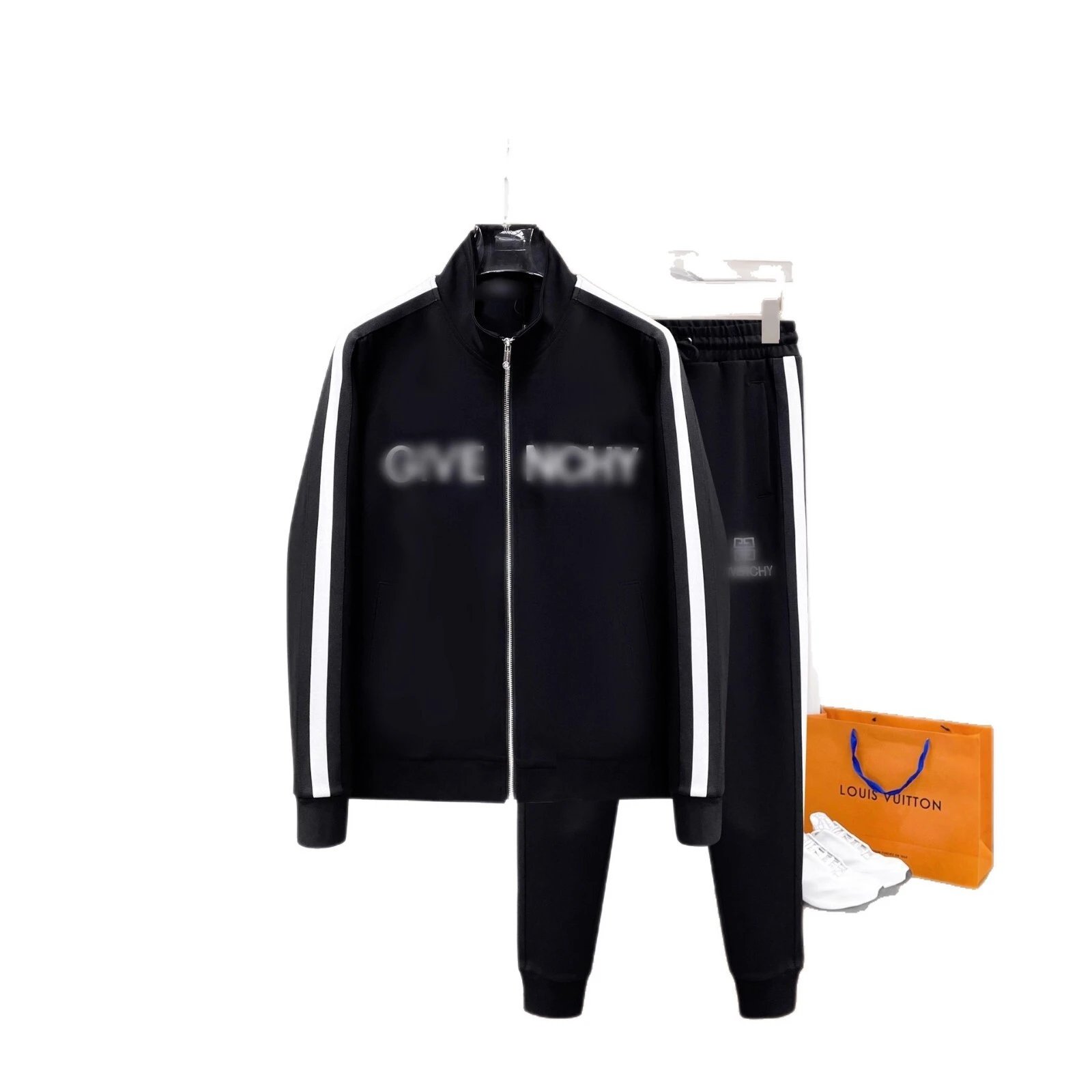 Givenchy Track Suit Black White Sporty