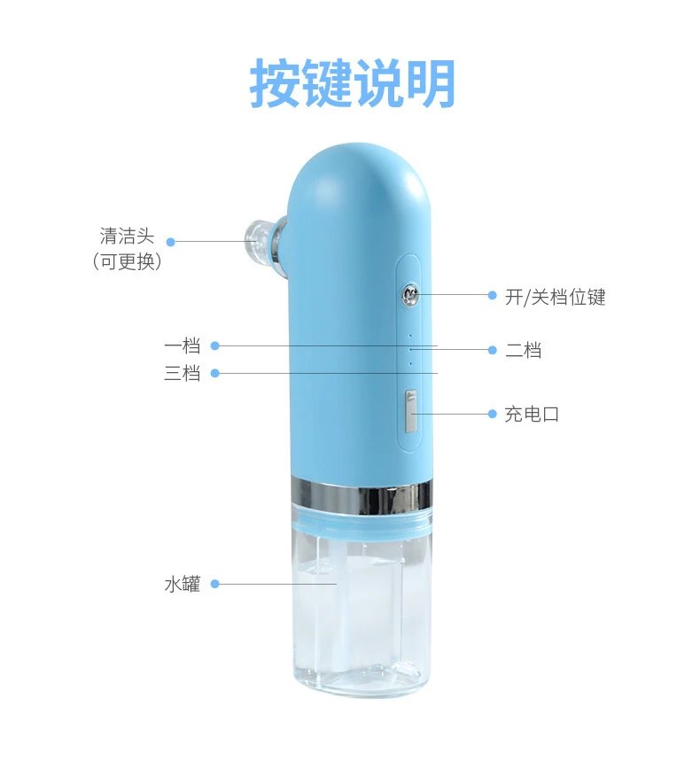 Design Micro Bubble Facial Cleansing Device White with Rose Gold Accents Electronics - 14