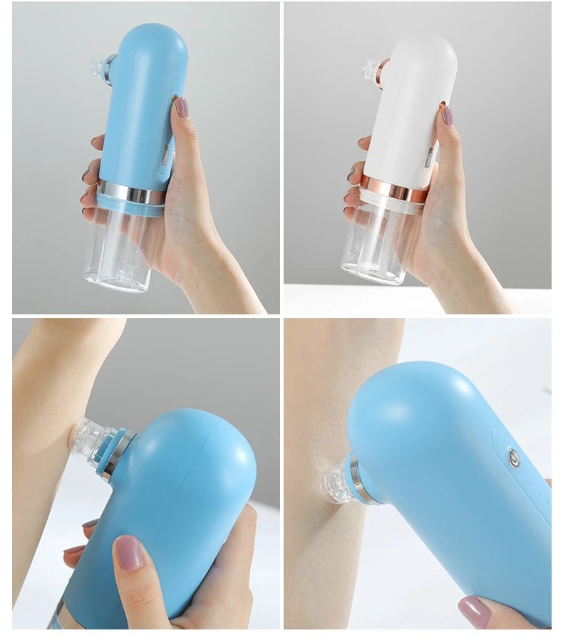 Design Micro Bubble Facial Cleansing Device White with Rose Gold Accents Electronics - 17