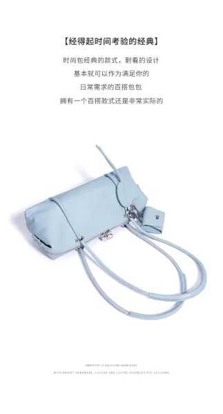 Design Mini Boston Bag in Off-White Patent Leather Handbag - 7