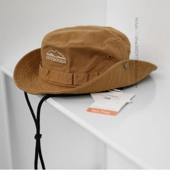 Design Outdoor Brand Bucket Hat Army Green Hats Bucket Hat - 5
