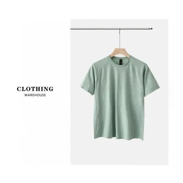 Design Textured Performance T-Shirt Gray - 30
