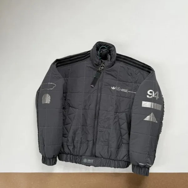 Design Mercedes-AMG Petronas Formula One Team Racing Jacket Black Outerwear Jacket - 21