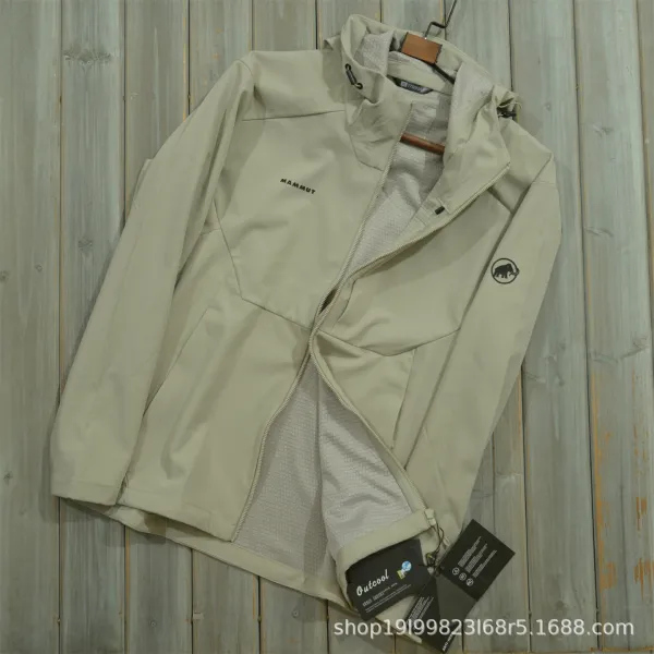 Design Mammut Eiger Nordwand Comfort Pro Jacket Beige Outerwear - 6