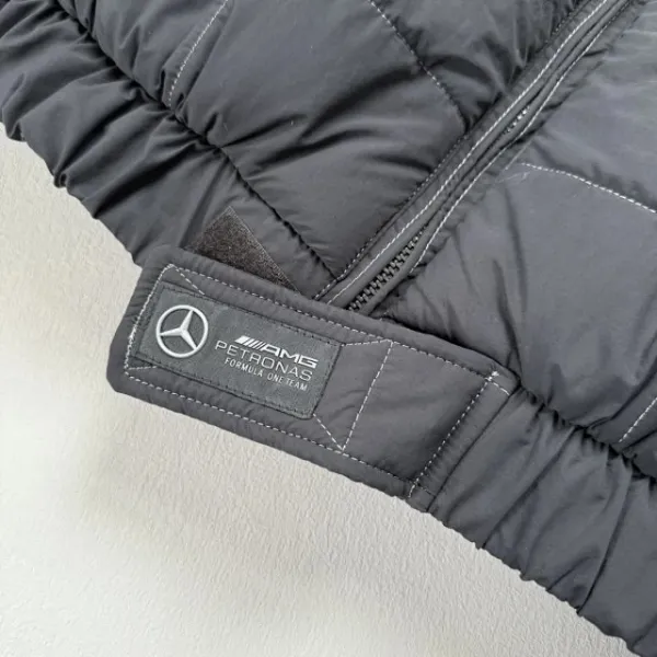 Design Mercedes-AMG Petronas Formula One Team Racing Jacket Black Outerwear Jacket - 29