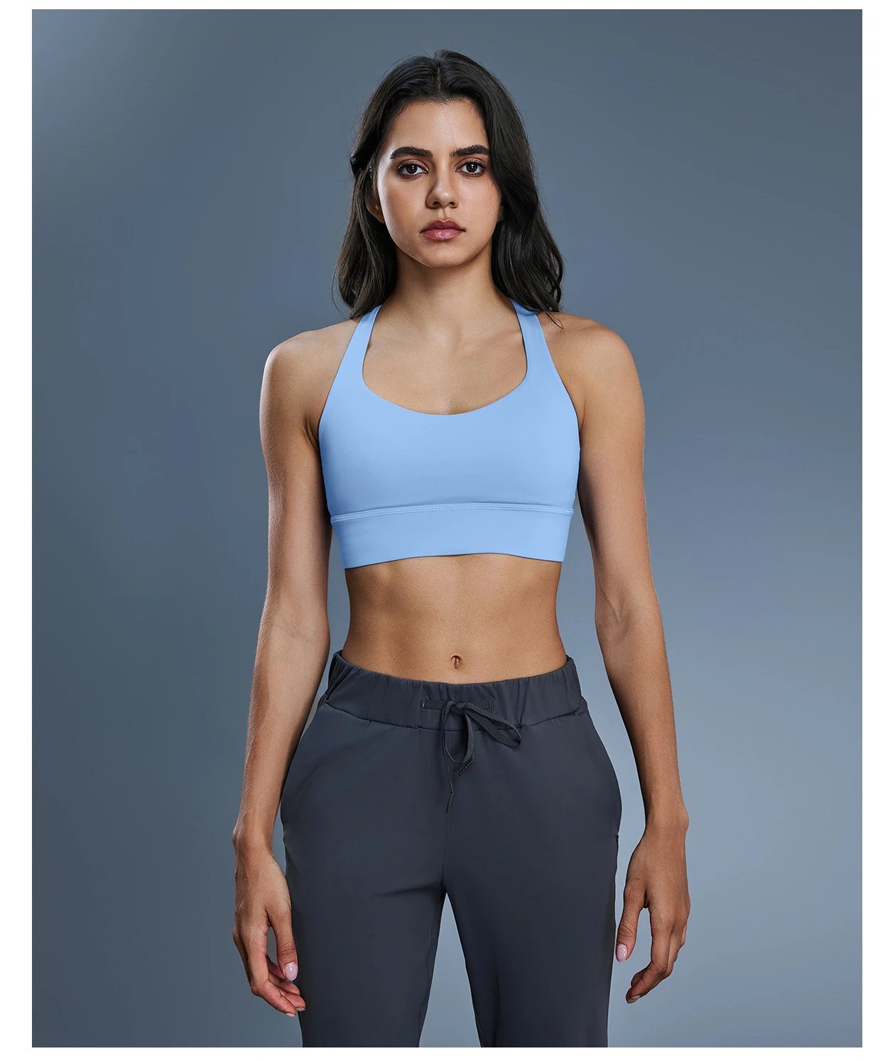 Design Crisscross Back Sports Bra Emerald Green Activewear - 21