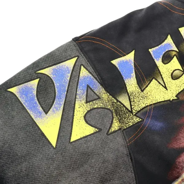 Design Al Drea Valley of the Damned Washed Black Hoodie - 3