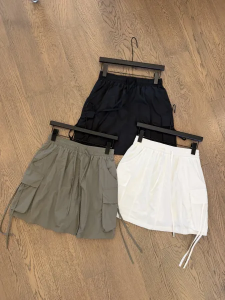 Design Cargo Shorts Black - 4