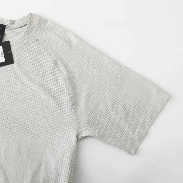 Design Textured Performance T-Shirt Gray - 37