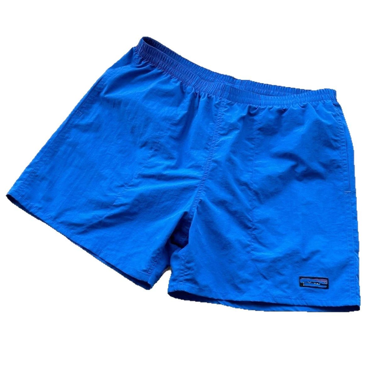 Quick-Dry Swim Trunks Black Beige Blue Beach Shorts