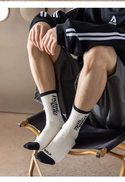 Design FIGHT Logo Socks Black - 13