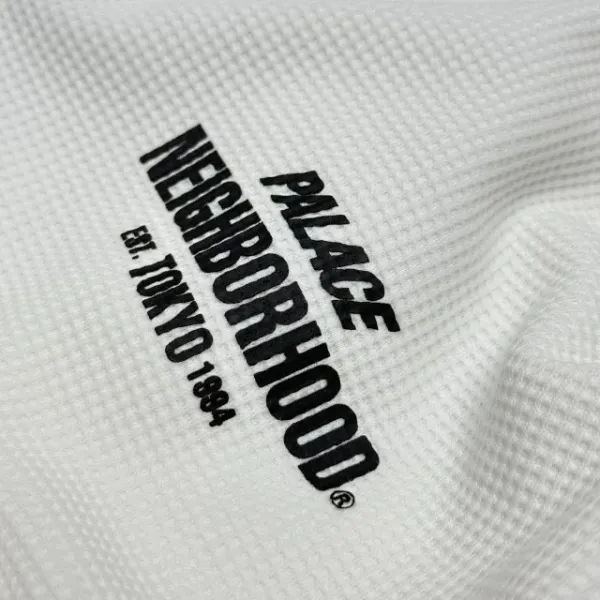 Palace x Neighborhood White Collaboration Hoodie - 24