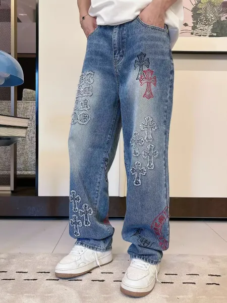 Chrome Hearts Cross-Embellished Black Sweatpants - 29