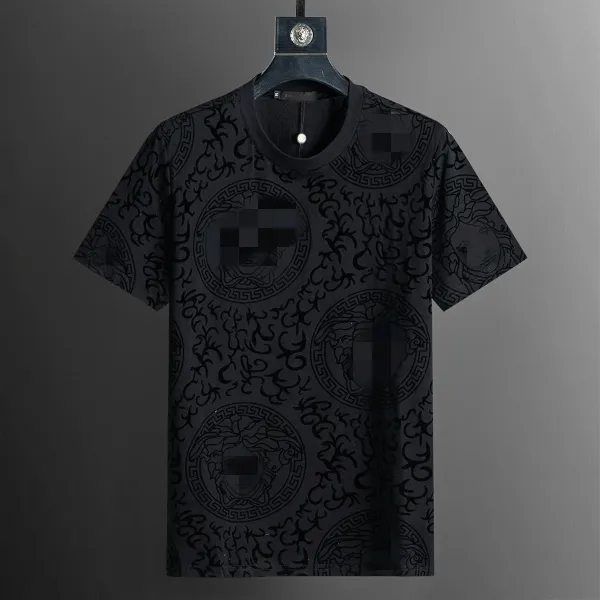 Versace Medusa Print Black T-Shirt - 1