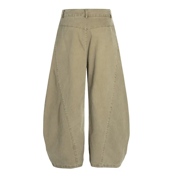 Design Baggy Cargo Pants Army Green - 7