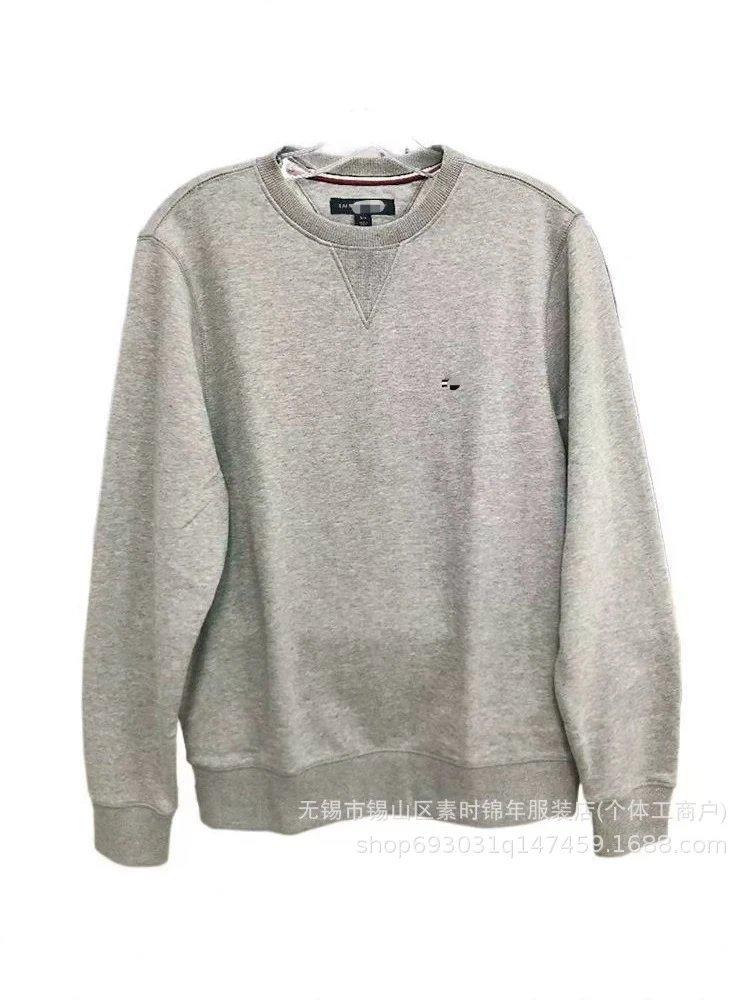 Tommy Hilfiger V-Neck Sweatshirt Gray Sweater - 3
