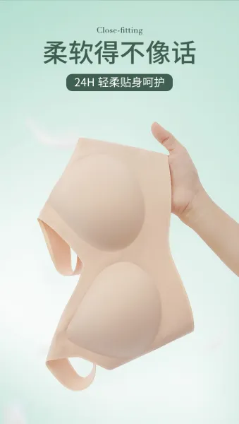 Loewe Bralette White Seamless Underwire-Free Bra Underwear - 5