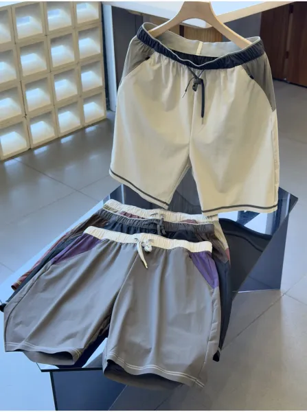 Design Performance Shorts Gray Purple Contrast Shorts - 10