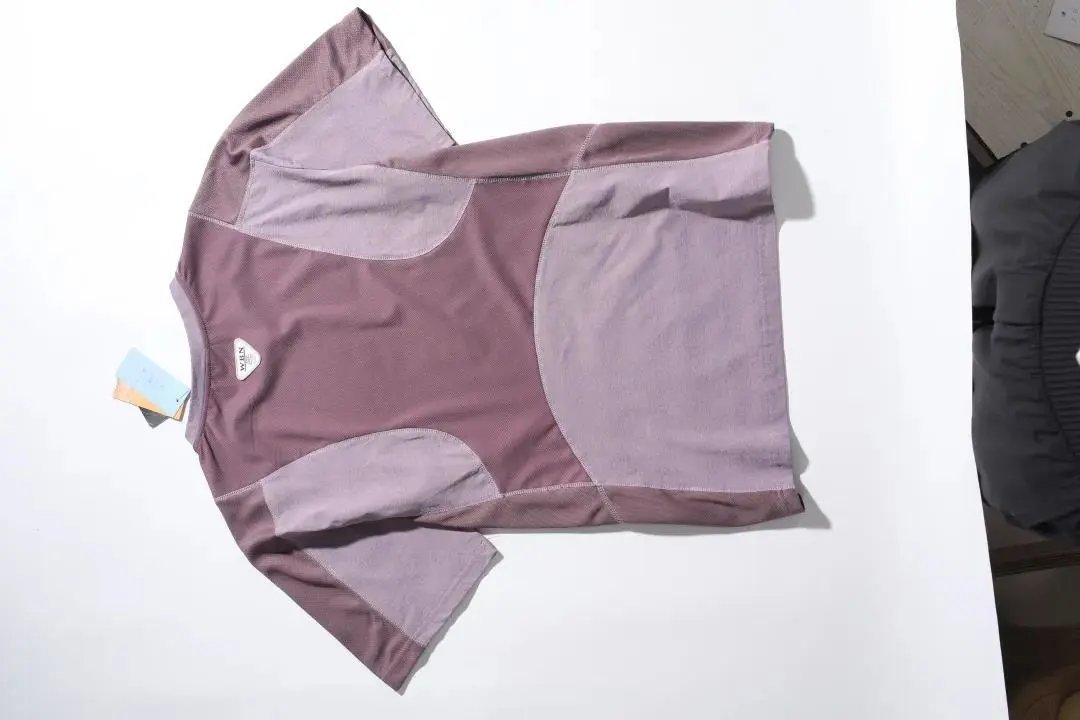 Design Color-Block Performance Base-Layer Top Mauve - 8
