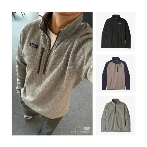 Patagonia Better Sweater Fleece 1 / 4-Zip Gray Outerwear - 4