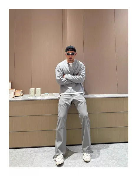 Design Leavo Johnson Technical Cargo Pants Gray Pants - 6