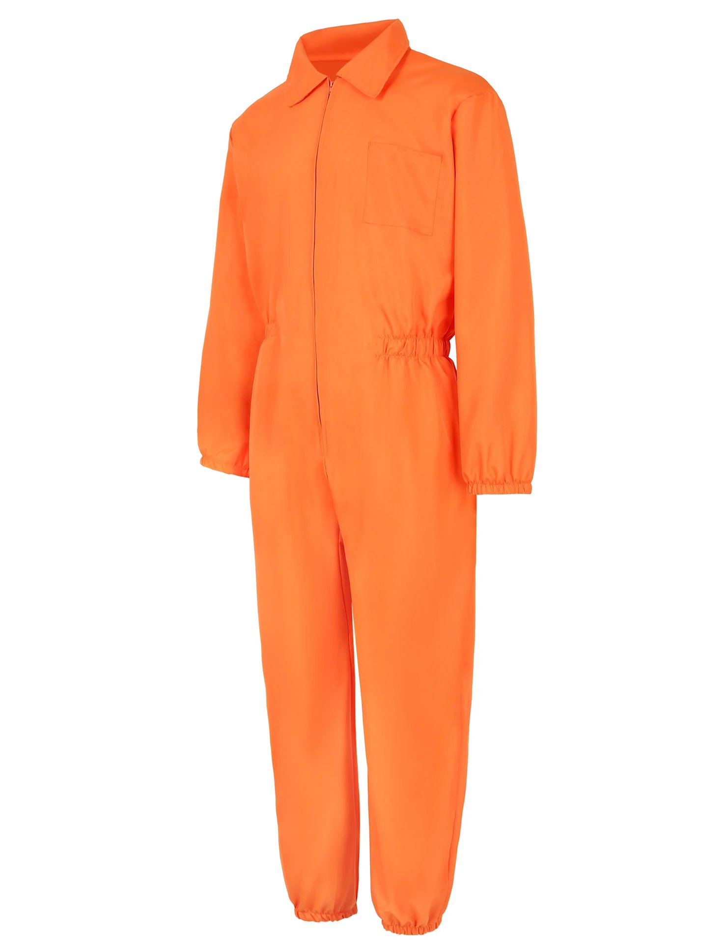 Design Orange State Prison Jumpsuit Costume Clothing - 6