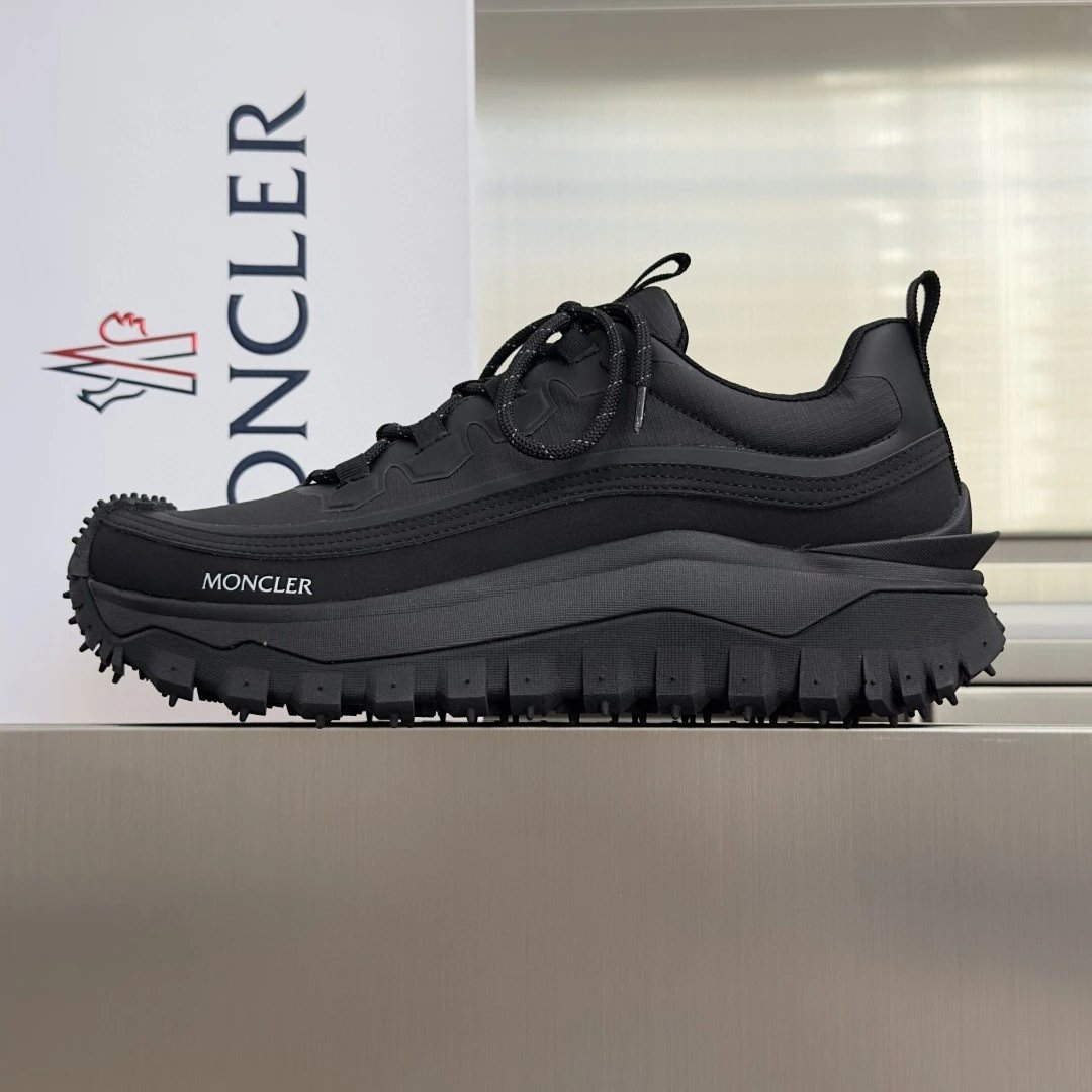Moncler Trail Runner Beige Chunky Sneakers - 3