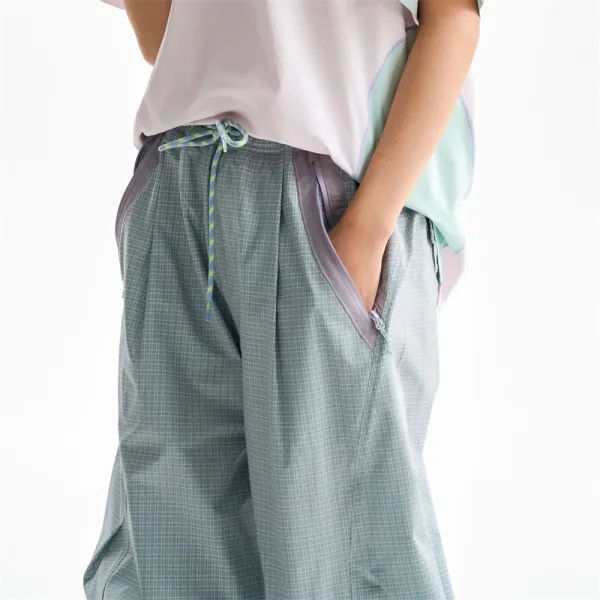 Design Utility Pants Navy with Purple Panel Accents - 30
