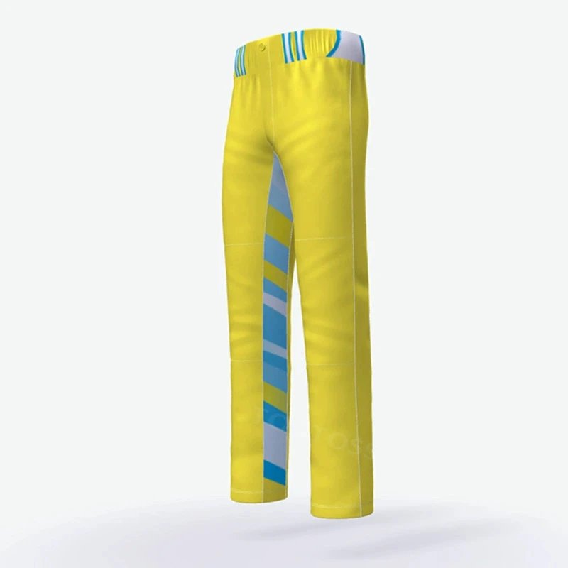 Design Stripe Panel Track Pants Yellow
