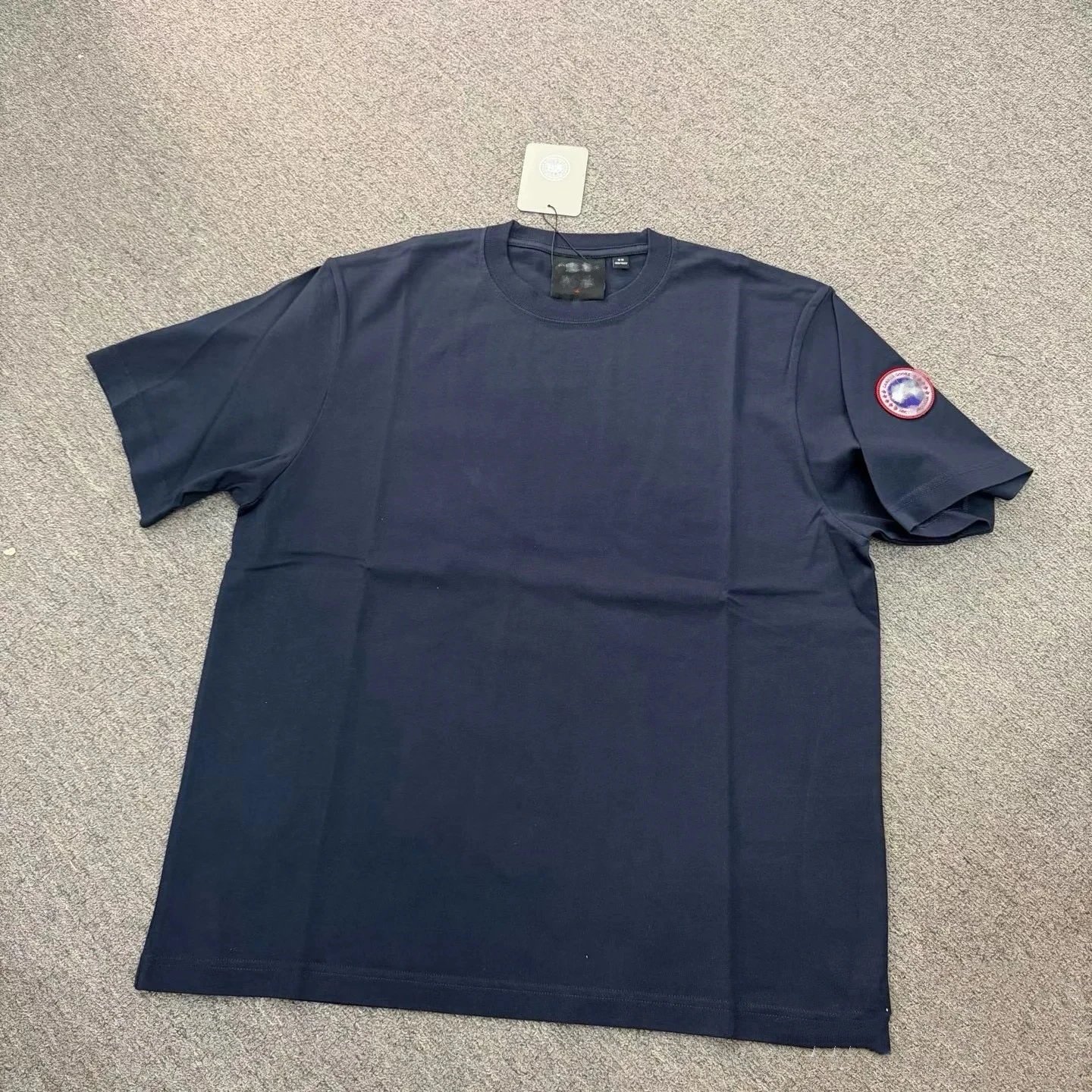 Canada Goose Logo Patch Black T-Shirt - 3