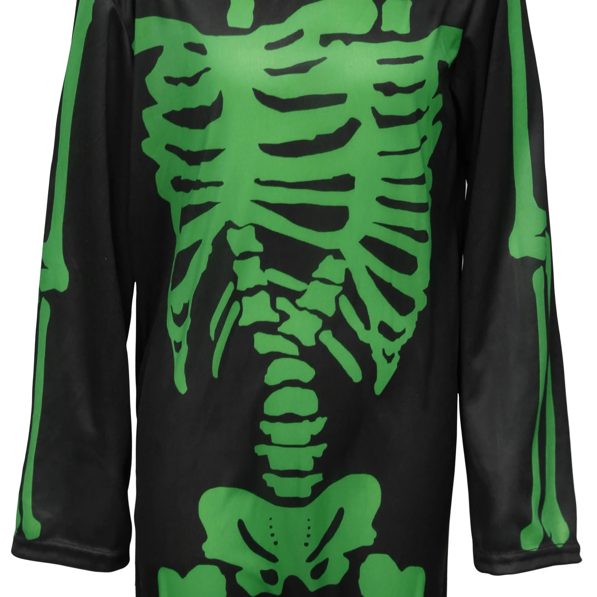 Design Two-Headed Skeleton Costume Black Clothing - 14