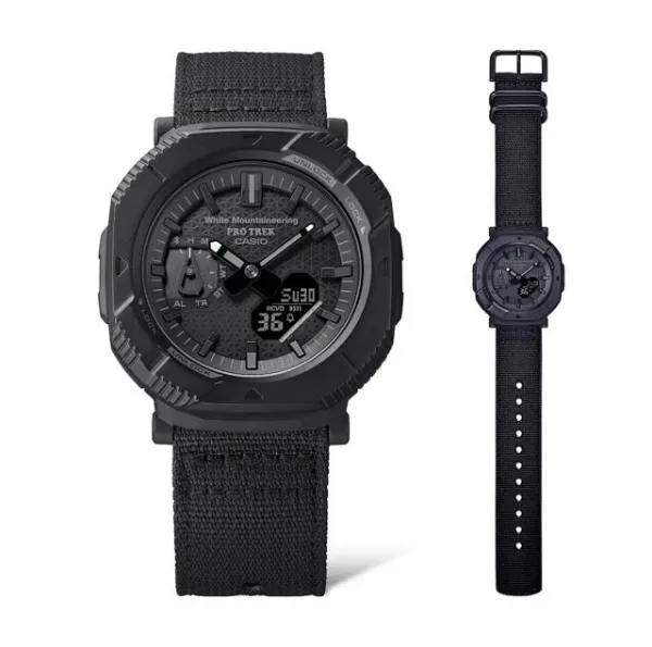 Casio x White Mountaineering PRO TREK Collaboration Model Black Watch Watches - 11
