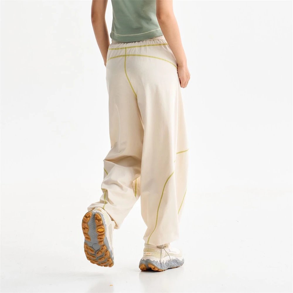 Design Baggy Cargo Pants Purple with Reflective Stitching - 15