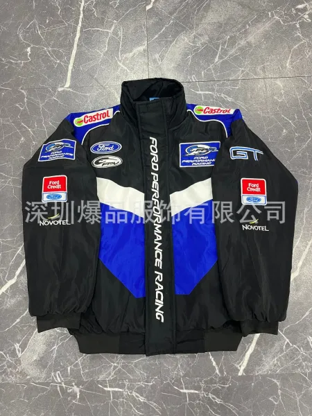 Design McLaren Mercedes-Benz F1 Team Inspired Racing Jacket Multicolor Outerwear - 39