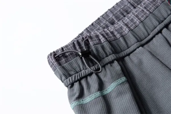 Design Baggy Cargo Pants Purple with Reflective Stitching - 40