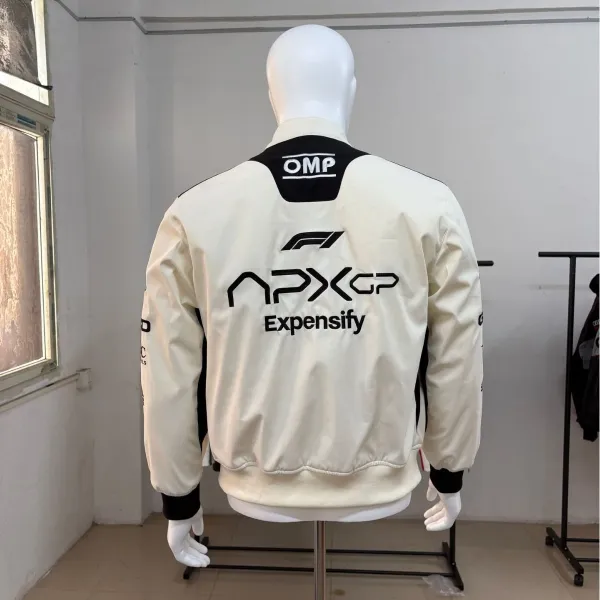 Design McLaren Mercedes-Benz F1 Team Inspired Racing Jacket Multicolor Outerwear - 3