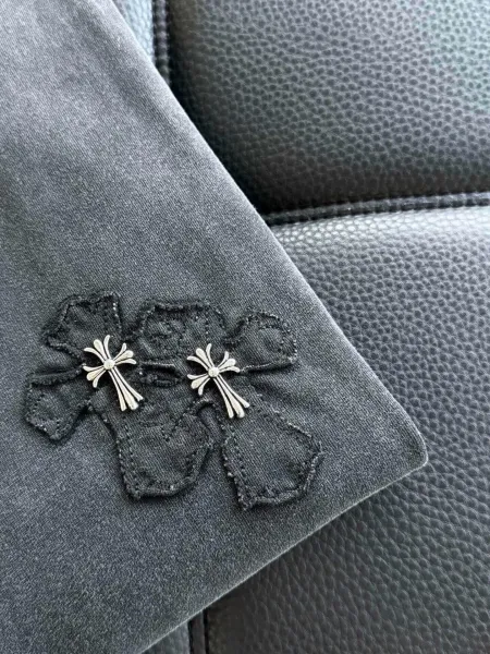 Chrome Hearts Cross Embroidered White T-Shirt - 15